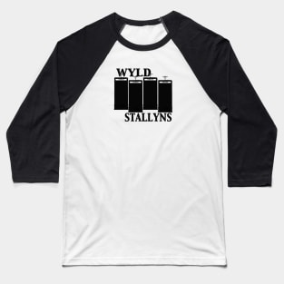 Black Wyld Stallyns Flag Baseball T-Shirt